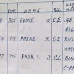 No.2 Commando 5 Troop names - p9
