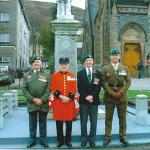 Stan Scott (No.3 Cdo),  Dougie Mann (3 Cdo Bde Ord FP), Vic Ralph (No.1 Cdo), and  Geoff Murray, at Fort William