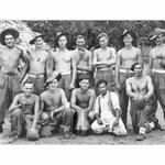 Vic Ralph and fellow members of 4 troop No.1 Cdo., Cocanada 1944