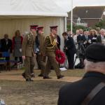 General Sir David Richards approaches the Memorial