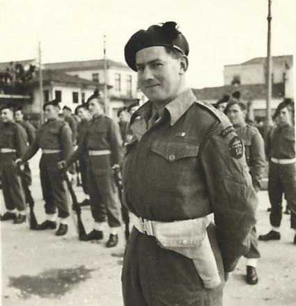 Unknown Officer from No.9 Cdo., Drama, Greece 12th November 1944