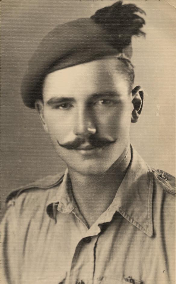 Lieutenant Howell Charles Morris, No.9 Commando  kia 2/4/1945 Lake Comacchio, Italy