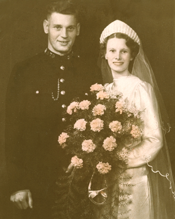 PC George Smith and his wife