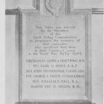 North Riding Constabulary Memorial Plaque