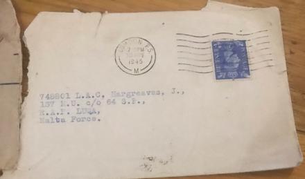 LAC Hargreaves RAF correspondence address 3