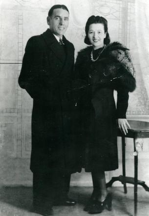 Private Martin Killeen and his wife