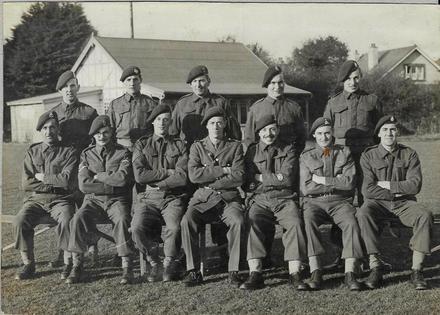Capt. F.W. Hoyle and a Section of No.5 Commando, Oct. 1943
