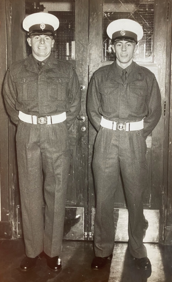 Mne. Alan Rimini (on the right) and unknown c.1960's.