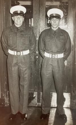 Mne. Alan Rimini (on the right) and unknown c.1960's.