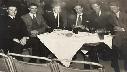 Arthur Henry Warner and others at a Commando Reunion 1949