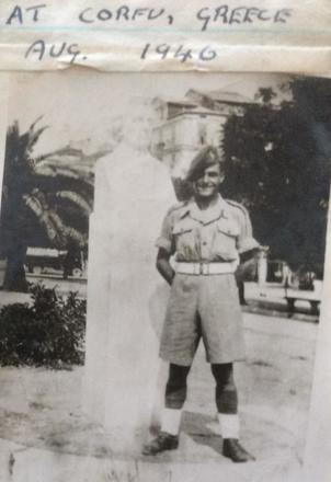 Russell Edmunds, Corfu, 1946