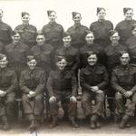 Pte Russell Edmunds pre commando (front row 3rd from left)