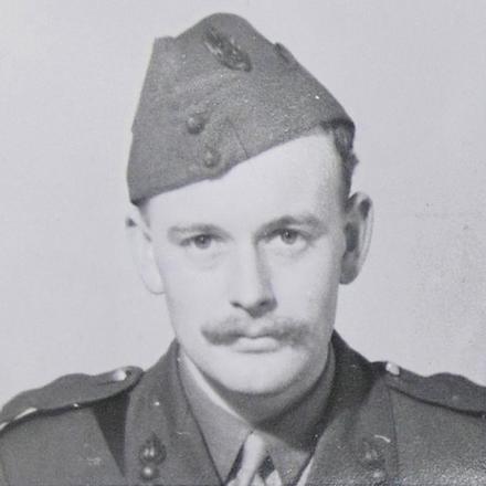 Lt (later Major) Cecil Francis Tracy RE, No.4 Commando July '40 to March '41.