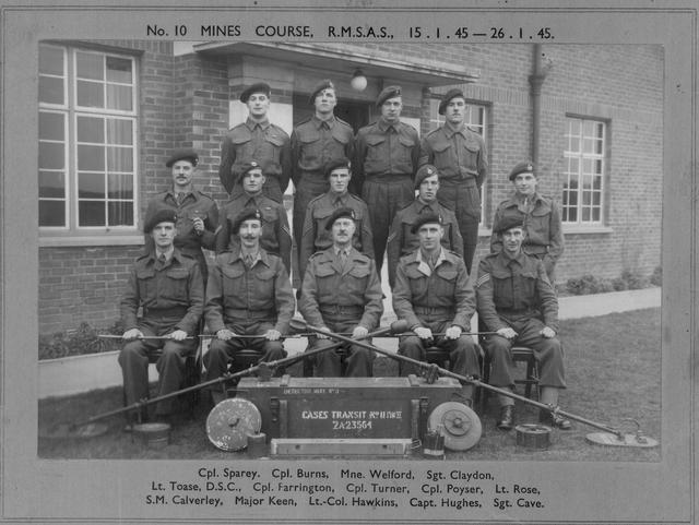 No.10 Mines Course at the RMSAS 15-26 Jan. 1945
