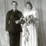 Frederick James Wright RAF with his wife Rita