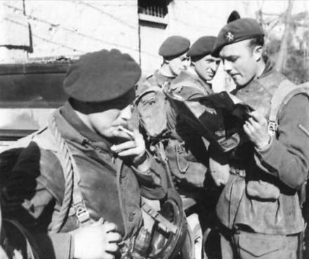 LCpl. P. Beauprez and Belgian Commandos