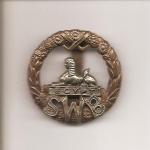 SWB badge of Pte Tom Hall, No.1 Cdo