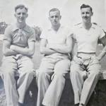 Sgt Matthias (left) and 2 others, Bangalore India 1944