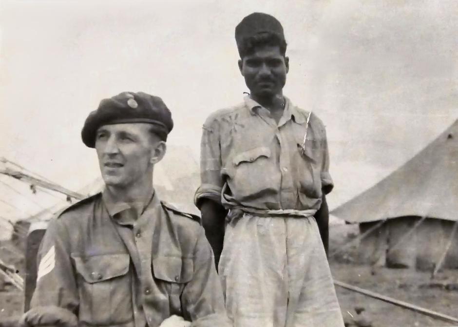 Sgt. Herbert Austin Matthias No.1  Cdo 3Tp., India 1943