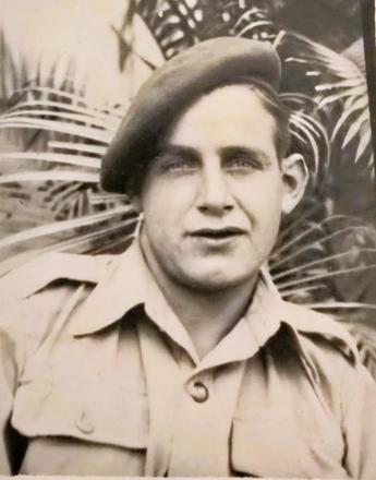 Paddy Hayward No.1 Cdo. 3 troop Mortar