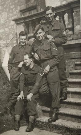 Alf Perry, Harry Cohen, Alf Wakefield, Ken Youngs, Helensburgh, Aug'42