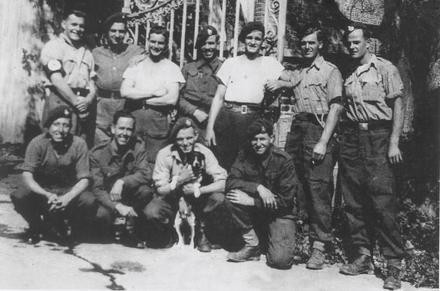 Cpl. Fred Farrington 30AU 'X' Troop and others, France