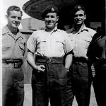 Freddie Farrington, 'Nutty' Edwards, Peter Cooke, 30 Commando AU, May 1945