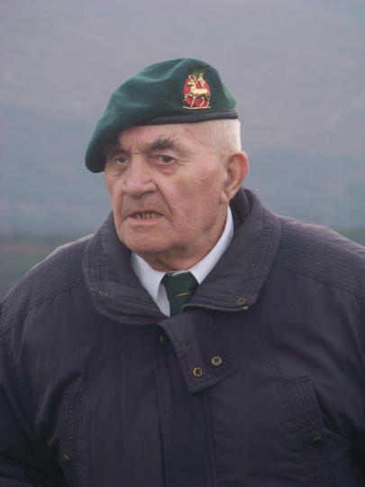 CVA Chairman, Stan 'Scotty' Scott, No3 Cdo, Spean Bridge Remembrance Service