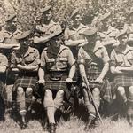 Pte. Tom Flavell, Seaforth Highlanders (2nd left, back row)