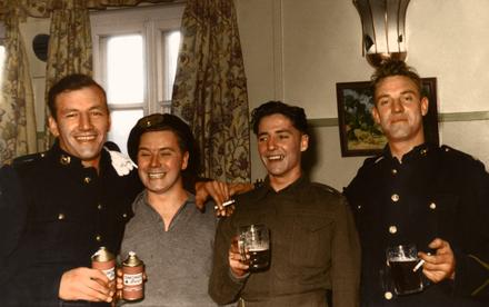 Robert Lindow 3 Cdo Bde RM HQ (left) and 3 others, c.1950s