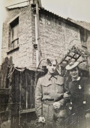 Albert Edward 'Ted' Tancock and his wife Irene