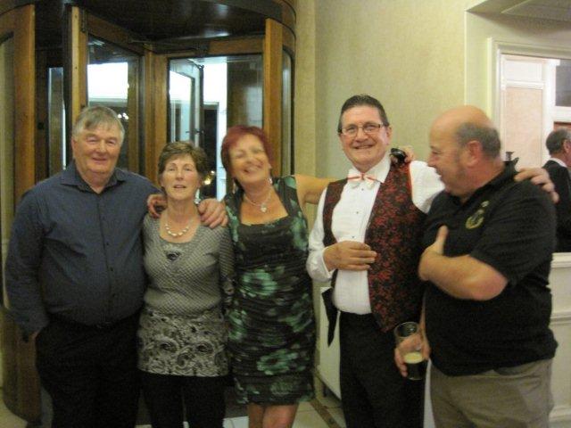 John and Pauline Shave, Bev and Ron Lain, Nick Collins