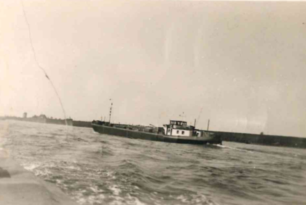 Self Propelled Tanker on the Rhine June 1953