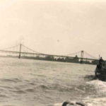Adolf Hitler Bridge, Rheinhafen, June 1953