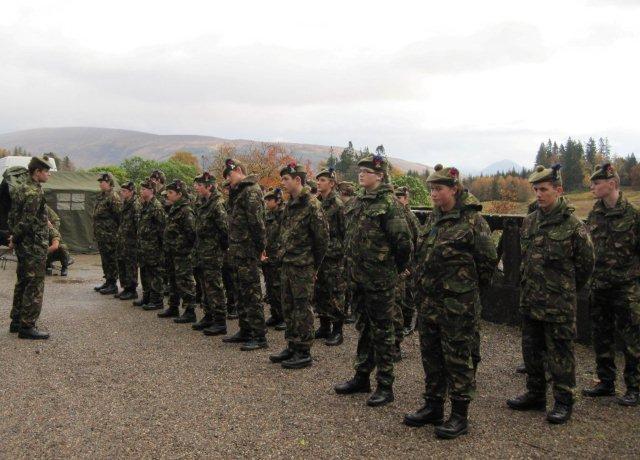 Highland Cadets at Achnacarry