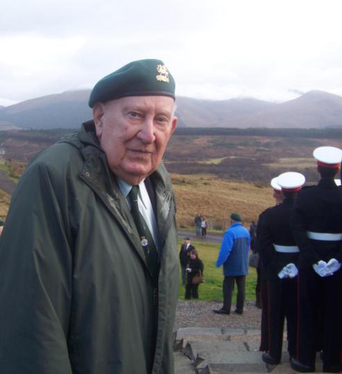 Harold Nethersole, No6 Cdo, Spean Bridge Remembrance Service