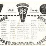 Nominal roll of No.2 Commando 1 troop, Ayr 1942.