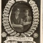 Len Justice and brother, Royal Berkshire Regt., July 1940