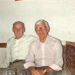 No.2 Commando veterans Len Justice and Tommy Parsons (right)