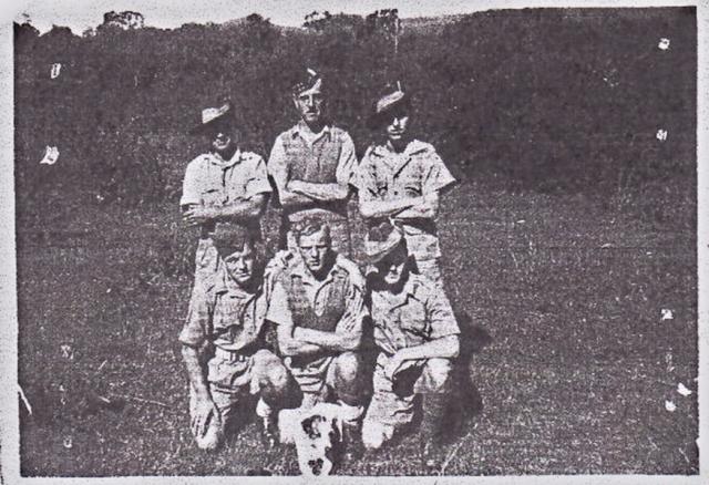Fred Goode and pals, SSD II, Burma 1941.