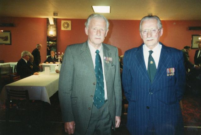 Ray Noble MC at a Burma Star Association reunion Pembrokeshire.