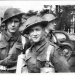 Pvt's Edwards , Docker and Mason. Spring of 1941 in Ayr
