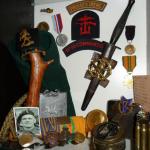 Commando memorabilia belonging to Sgt Martien van Barneveld