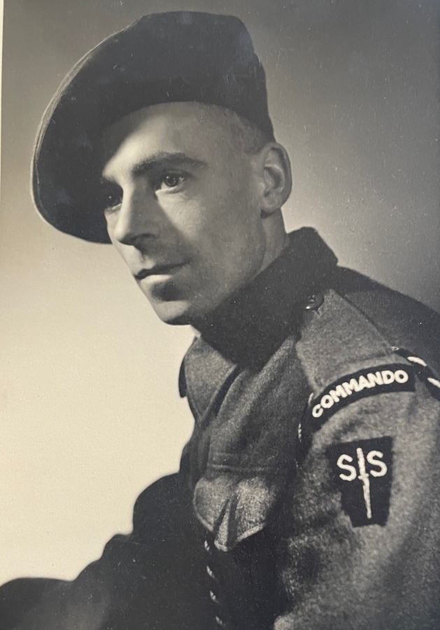 Fus. (later Tpr) David Hall, batman to Capt. Evelyn Waugh