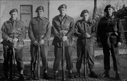 Arthur John Stonestreet No.4 Commando (2nd from left) and others