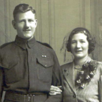 George and Winifred Jones on their wedding day