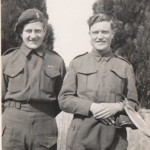 George Jones (Nos.3 & 10 Cdos) and friend Ron Featherstone (No.10 Cdo)