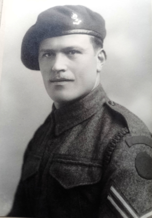 Bdr. Charles Roland 'Ron' Featherstone, No.10 (IA) Commando HQ