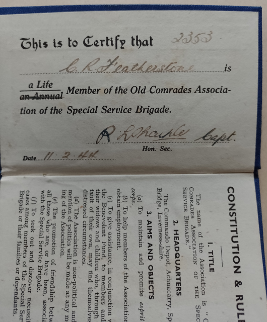 Old Comrades Association membership (2)