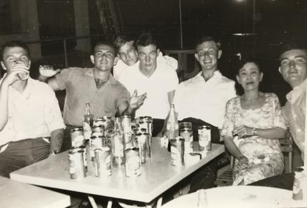 Group from 42 Commando 'K' Coy, Singapore 1965 after tour of Sarawak
